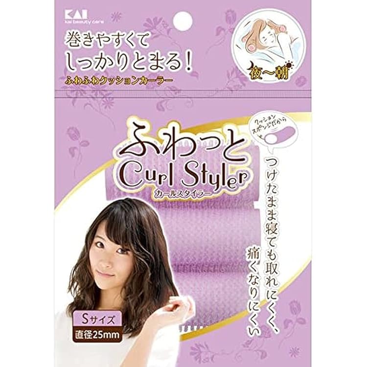 Amazon | 貝印 しっかりとまるヘアクッションカーラー M 3P | KAI | 手