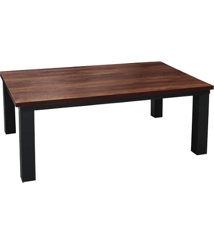 Amazon | [山善] 家具調 こたつ テーブル 幅105×奥行75cm 長方形