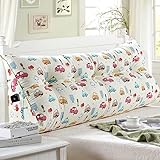 ベッドサイドクッションLarge Backクッション畳椅子枕ウエスト枕三角形クッション枕ソフトバッグ/取り外し可能/洗濯可能 80 * 25 * 50cm 24969