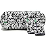 acortile 抱っこひも収納カバー L よだれパッドセット 日本製 【ダマスク×ブラック】 90日保証 リバーシブル 裏生地ブラック シッカリ生地 ★エルゴアダプト・ベビービョルン収納可能なLサイ