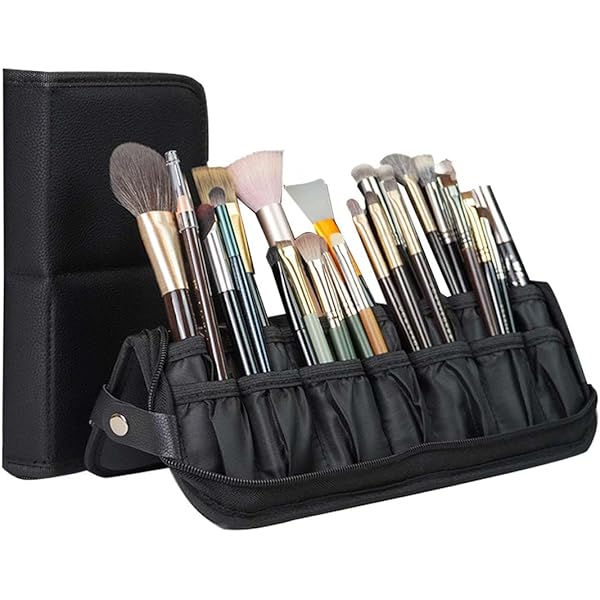 Amazon | 大容量メイクブラシケース 23ポケット メイクアップブラシ