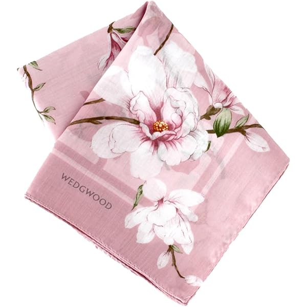 Amazon | 【WEDGWOOD】 ウェッジウッド 大判 プリントハンカチ
