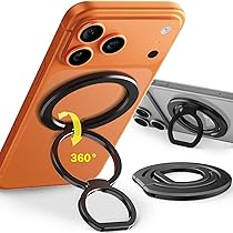 BIGLOBEスマホリング Amazon | Foenor スマホリング MagSafe対応 360°& 180°角度調節
