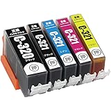 【pomme】 BCI-321+320/5MP 染料 5色セット キヤノン対応 互換インク 残量表示機能付 ISO14001/ISO9001認証工場 (BCI-320 BCI-321)