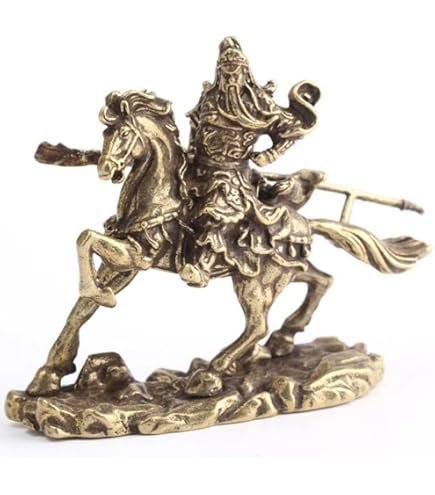 Amazon.co.jp: 高級天然ツゲ木彫り 置物 関羽置物 三国志 関羽像 関帝