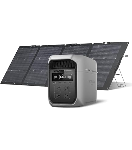 Amazon.co.jp: EcoFlow DELTA 3 Classic ポータブル電源 ソーラー