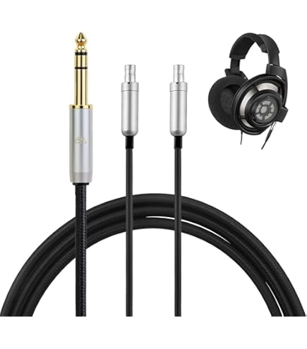 Amazon | SYRNARN 4ピン XLR バランスヘッドホンケーブル