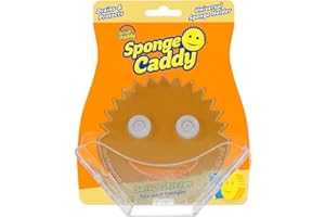Scrub Daddy Sponge Caddy Universal Household Sponge Holder - In Sink Sponge Holder with Dual Suction Cups - for Scrub Daddy and Traditional Sponges