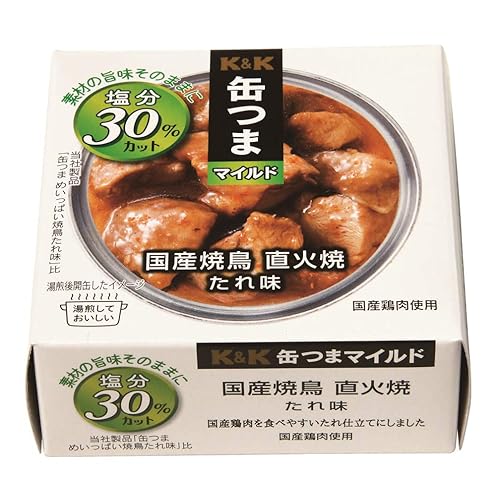 K&K KK缶つまマイルド 国産焼鳥直火焼きたれ