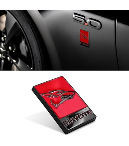 Coyote Emblem GT500 Style Floating Coyote Badge Mf-autodesigns