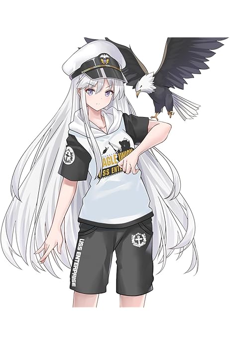 Amazon.co.jp: Yostar アズールレーン 4周年記念 やや波Tシャツ : ホビー