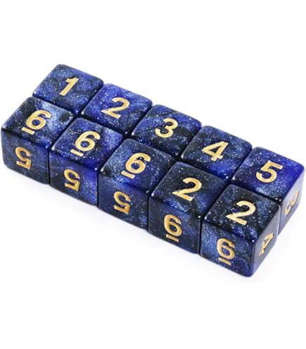 Amazon | Cusdie シャープエッジ DNDサイコロ 7個 D&Dダイス 手作り