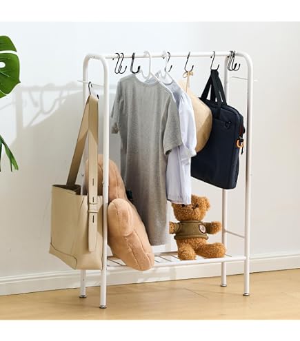 Amazon｜マッシュ ハンガーラック ブラック 高さ130cm BCH-600(BK