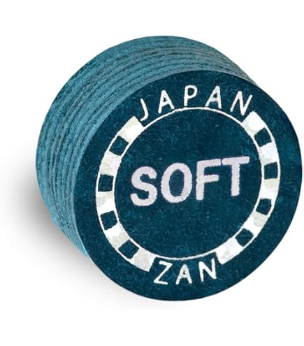 Amazon.co.jp: Zan Boost Pool Billiard Cue Tip - 1 Piece - 8 Ply