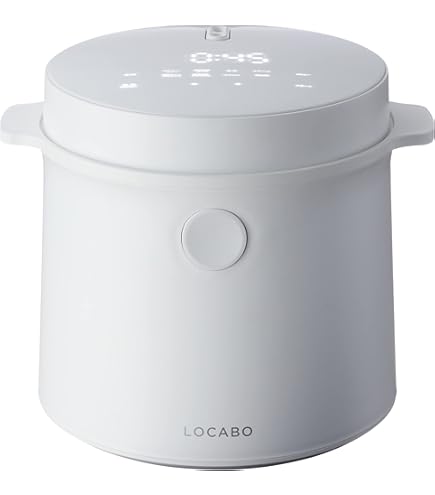 Amazon | 炊飯器 ロカボ 糖質カット 55% 5合対応モデル 最新 ホワイト 
