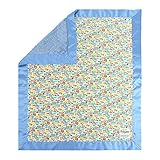 My Blankee Rush Hour Multi Cotton Blanket Minky Dot Periwinkle 14'' X 17'' [並行輸入品]