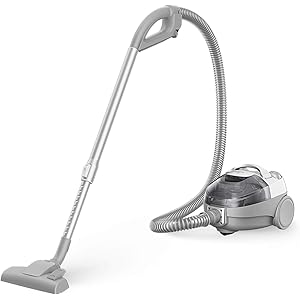 モーソー キャニスター掃除機 サイクロン式 5mコード付き コンパクト収納 小型 軽量 お手入れ簡単 家庭用 MOOSO…