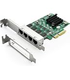 Amazon | StarTech.com 4ポートギガビット増設PCIe NIC Intel I350