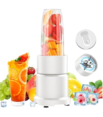 Amazon | ジューサーミキサー 500W スムージー 氷も凍った果物も砕ける