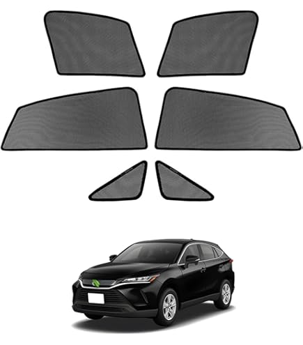 Amazon | ハリアー 80系 サンシェード サイド マグネット メッシュ