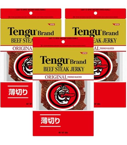 Amazon | テングビーフジャーキー 5袋 バラエティセット 5種類