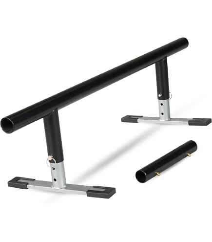 Amazon.co.jp: MR高さ調節式スケートボードグラインドレールラウンド