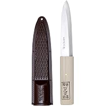 Amazon｜正広 間切り(片刃)サヤ付 15cm 40932 AMSN102｜特殊包丁