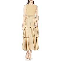 Amazon.co.jp: [ファーファー] ティアードドッキングカットワンピ 