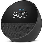 Amazon Echo Spot（2024年発売） - スマートアラームクロック with Alexa、鮮やかなサウンド | ブラック