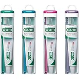 GUM(ガム) トラベルセット 携帯用 オフィス用 ミニハミガキ・歯ブラシセット [ガム・デンタルペースト22g+ガム・歯ブラシ#211 ふつう] 単品 ※色は選べません 1個 (x 1)