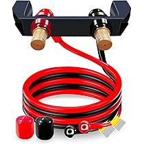 【kota0510商品】バッテリー&amp;ジャンパーケーブル Amazon | YETOR 10AWG バッテリーワニ口クリップ EC5ジャンプ