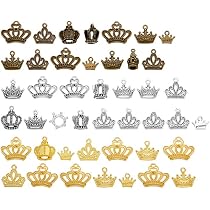 Amazon.co.jp: 約50個 チャーム セット カン付き シルバー ゴールド 