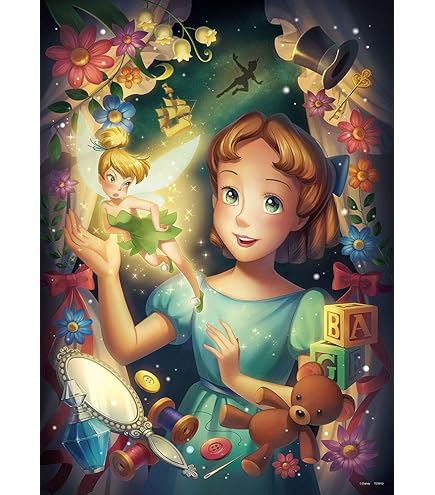 Disney Peter Pan ピーターパン ジグソーパズル Amazon.co.jp: トーマスキンケード ディスニー ピーターパン