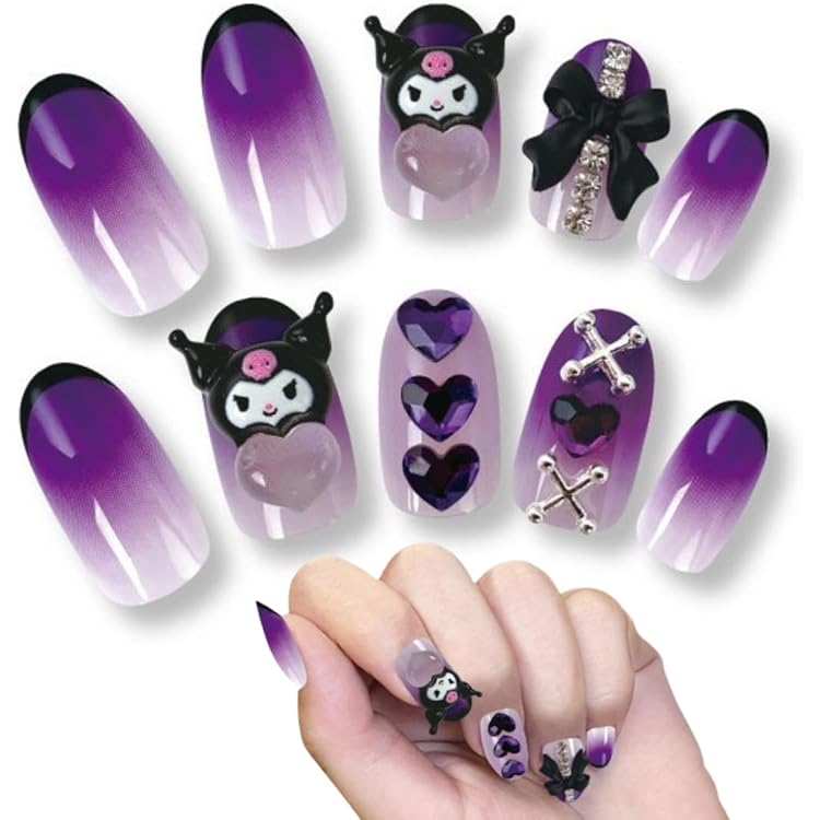 Amazon | 手作り ネイルチップ ロング アーモンド スティレット つけ爪