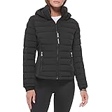 Calvin Klein Women's Water Resistant Casual Lightweight Scuba Side Panels Jacket