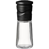 京セラ(Kyocera) ミル 90ml セラミック ソルト&ペッパー 結晶塩 岩塩 胡椒 スパイス 山椒 調味料入れ 粗さ調節 分解洗浄 ブラック CM-15N-BK