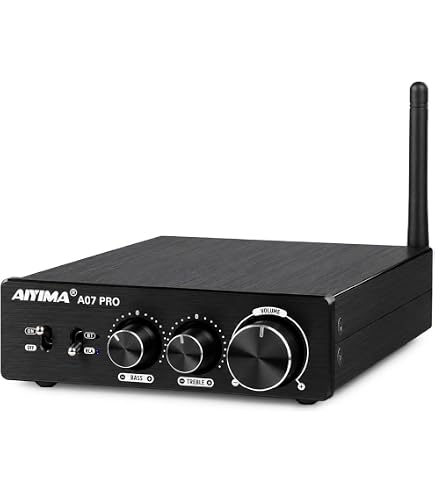 AIYIMA D05 Bluetooth 5.0 Power Amplifier 120Wx2 Stereo HiFi 2.1 CH