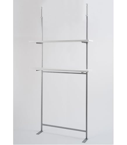 Amazon｜突っ張りウォールシェルフ3段 幅90cm 【ウォ-ルラック】【壁面