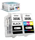 Amazon.co.jp: BC-365XL 顔料 ブラック BC-366XL 染料 カラー 詰め替え