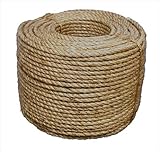 T.W. Evans Cordage 30-003 .375 in. x 600 ft. Pure Number 1 Manila Rope