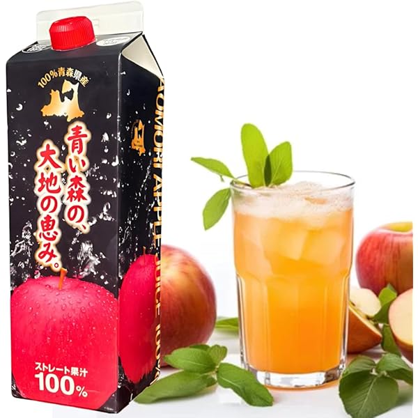青森県産りんごジュース 青森県産 福ちゃん りんごジュース 1000g×6本の通販 by ふる