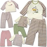 冬物 【BearBox】 ベアボックス あったかブークレー 全4種類 長そでパジャマ 100cm ラグランピンク