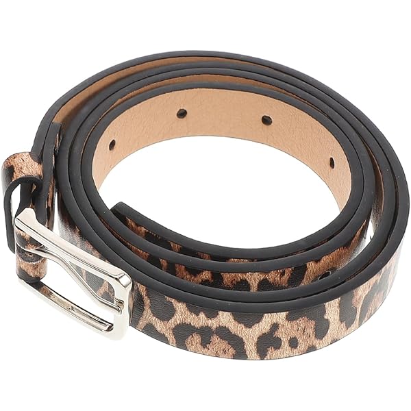 Amazon | [ジャッコランタン] ベルト 細 レディース アニマル 柄