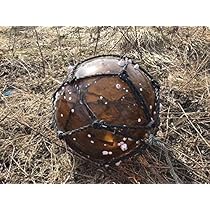 琥珀色　ガラス浮き玉　特大サイズ直径約40cm ヘソ無し　レアカラー Amazon.co.jp: ロマン琥珀色ガラス玉 ガラス浮き玉 超レア品 1個