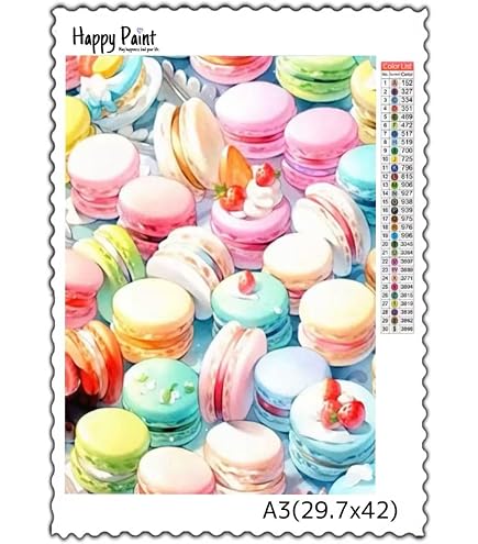 Amazon | 【AB＋FDビーズ入り】Happy Paint ダイヤモンドアート A3