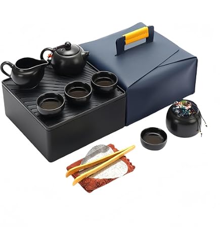 Amazon.co.jp: 九谷焼 九谷洋山作茶器セット 金欄手 急須 湯呑み茶碗 