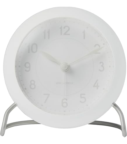 Amazon.co.jp: ARNE JACOBSEN 置き時計 目覚まし時計 11cm 北欧