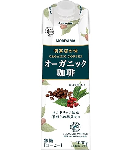 Amazon.co.jp: Moriyama Dairy Coffee Shop Flavor Organic Coffee