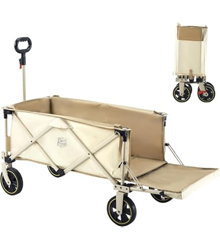 Amazon.co.jp: Fkstyle 折りたたみキャリーワゴン 大容量150L 耐荷重