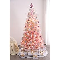 ピンクのクリスマスツリー 約150cm クリスマスツリー スターターセット 150cm ピンク（インテリア